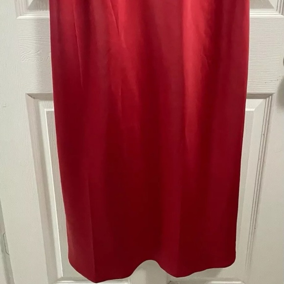 WAYF Women's Sweetheart Neck Sleeveless Cami Maxi Slip Dress in Red Size L NWT - Picture 3 of 16
